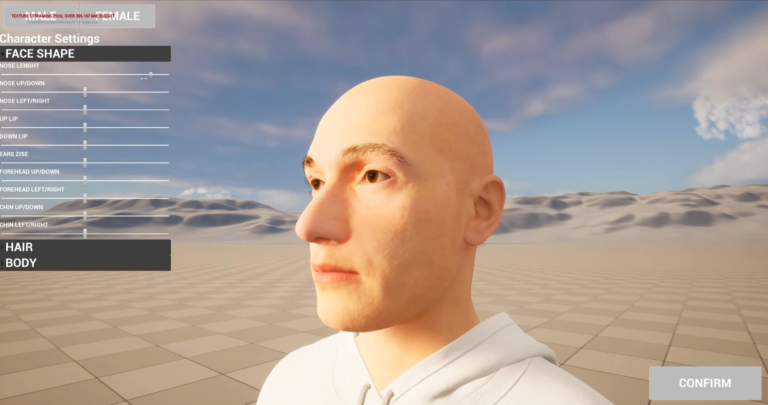 MetaHuman Character Creator screenshot 1